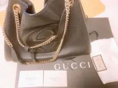 GUCCIチェーントートバッグ