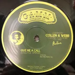 G.A.A.M. Collen Webb Give Me A Call