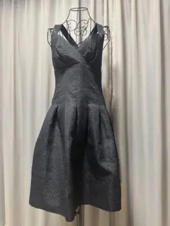 カルバンクラインドレス ワンピース ブラック ドット　ジャガード　M/Lサイズ