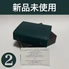 ②m+ エムピウ ミッレフォッリエ2 P25 オルテンシア×イエロー　革折り財布
