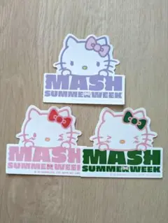MASH SUMMER WEEK ハローキティ ステッカー