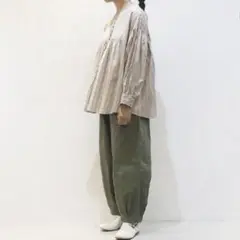 オオカミとフクロウ バルーン パンツ オオカミと新月のバーム ベージュ