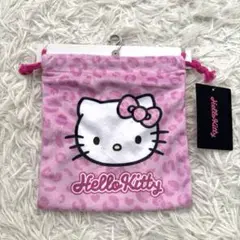 ハローキティ レオパード 巾着 ピンク 新品 しまむら 完売品