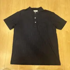 バーニーズニューヨーク　トップス　半袖　ネイビー　メンズ