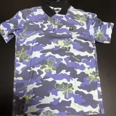 MARK & LONA 迷彩ポロシャツ　46 中古
