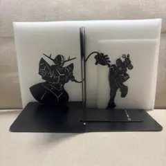 機動戦士ガンダム ブックエンド ブラック 2個セット ブックスタンド