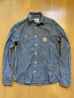 CARHARTT WIP L/S CLINK SHIRT BLUE RINSED