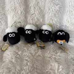 ひつじのショーン フェイスマスコット　　 ４個セット