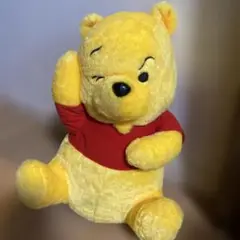 プーさん 大きめぬいぐるみ 赤