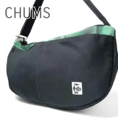 【美品】チャムス CHUMS ショルダーバッグ バナナショルダー ブラック