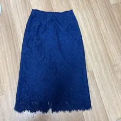 ルルウィルビーのレーススカート レースタイトスカート