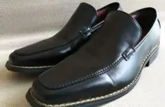 【値下げ中】TAKEZO 黒 レザー ビジネスシューズ25.0センチ