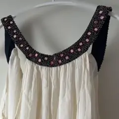 ZARA TRAFALUC ホワイト ノースリーブ M
