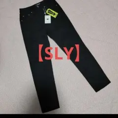 最終値下げ❗【SLY】ブラックデニムパンツ/1(S?)