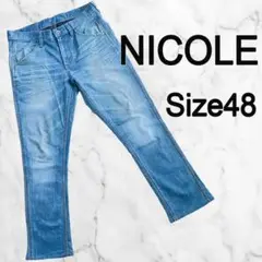 【NICOLE】メンズデニム サイズ48（Lサイズ）使用感あり