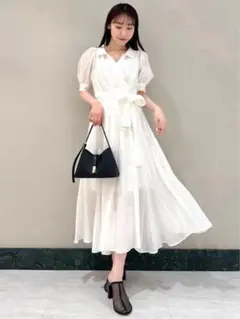 SNIDEL カシュクールワンピース セルフォード