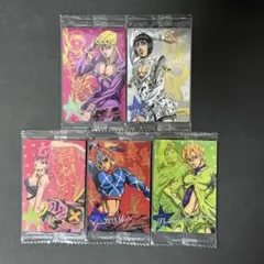 ジョジョの奇妙な冒険　ウエハース　カード　5枚セット