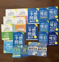 【進研ゼミ中学2年＊19点】定期テスト予想問題、入試直結記述ドリル、暗記BOOK