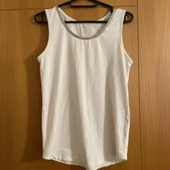 Beau-tee ホワイト ノースリーブ Tシャツ
