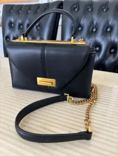 【美品】PEDRO ペドロ 黒 ショルダーバッグ ゴールド金具