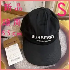 【新品レア】バーバリー ロゴキャップ ブラック