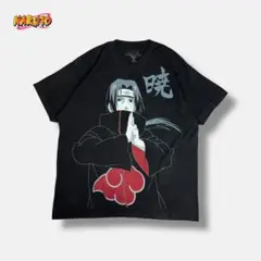 90s NARUTO 暁 イタチ アニメT 大盤プリント y2k XL