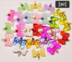 89♡リボンチャームコネクター