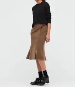 完売●ユニクロ×ジルサンダーコラボ●ダブルフェイススカート●