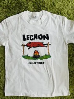 おもしろＴシャツ　LECHON Tシャツ XL ホワイト