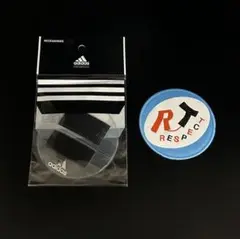 サッカー審判　リスペクトワッペン ＋ adidas ワッペンケース 未使用セット