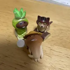 なめこ探偵キャラクター フィギュア 3体セット