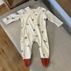 オリーブ柄ロンパース 70-80cm