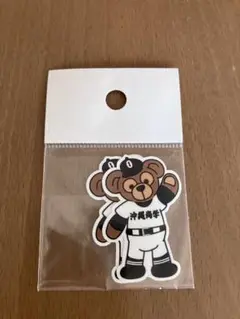 野球ユニフォームクマステッカー