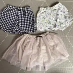 スカート　短パン サイズ90、100