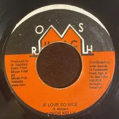 JUNIOR KELLY - IF LOVE SO NICE レゲエ レコード