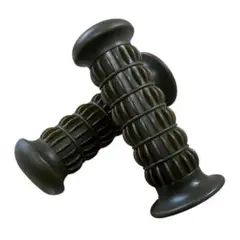 【カーキ】ハンドルグリップ　ラバー Z2 ゴム　クラシック　バイク　レトロ