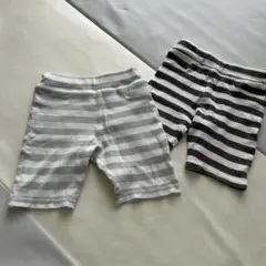 バースデイ　ストライプ ハーフパンツ