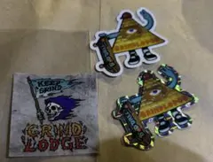 GRINDLODGE ステッカー　ロッヂくん　フルカラー版　新作