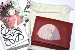 新品LOEWE ジブリ 千と千尋 坊ネズミ トライフォールドウォレット