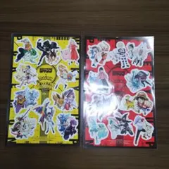 キャラクターシール 2シートセット　週刊少年ジャンプ☓ポケモンコラボ