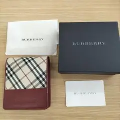 ♥超激安BURBERRYノバチェック 二つ折り財布★5000人記念セール品