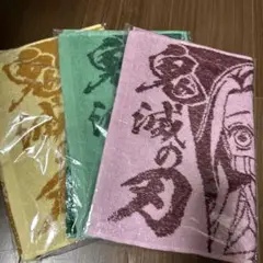 キャラクターフェイスタオル3枚セット