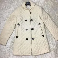 【極美品】マッキントッシュ ダッフルコート キルティング Aライン アイボリー