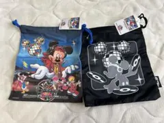専用！　　DISNEY タグ付き スーパーダンシンマニア 巾着袋 2枚セット