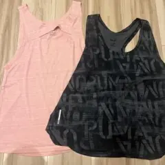 PUMA ジム/ヨガ/ピラティス　ウエアセット