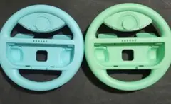 任天堂 Switch レーシング ホイール コントローラー 2個セット あつ森