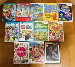 Wii・ソフト・12本セット/ 目立った傷や汚れなし