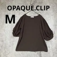A0593【OPAQUE.CLIP】ブラウン　Tシャツ　Mサイズ