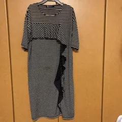 アツロウタヤマ　ストライプ　ワンピース