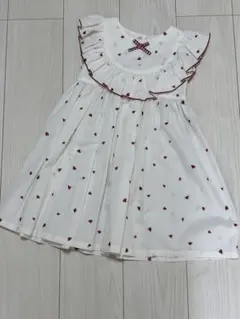 ハンドメイド　ハート刺繍　100cm